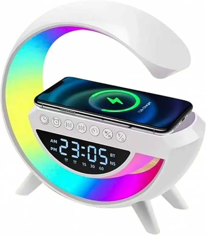 سماعه RGB Lights Table Lamp Speaker